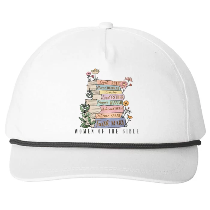 The Original Of The Bible Books Full Color Hand Drawn Snapback Five-Panel Rope Hat