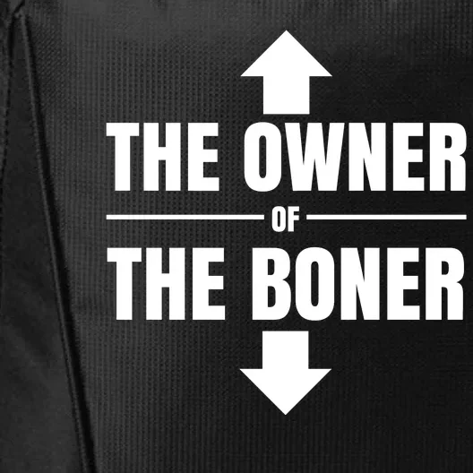 The Owner Of The Boner Funny City Backpack