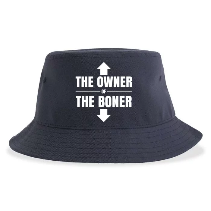 The Owner Of The Boner Funny Sustainable Bucket Hat