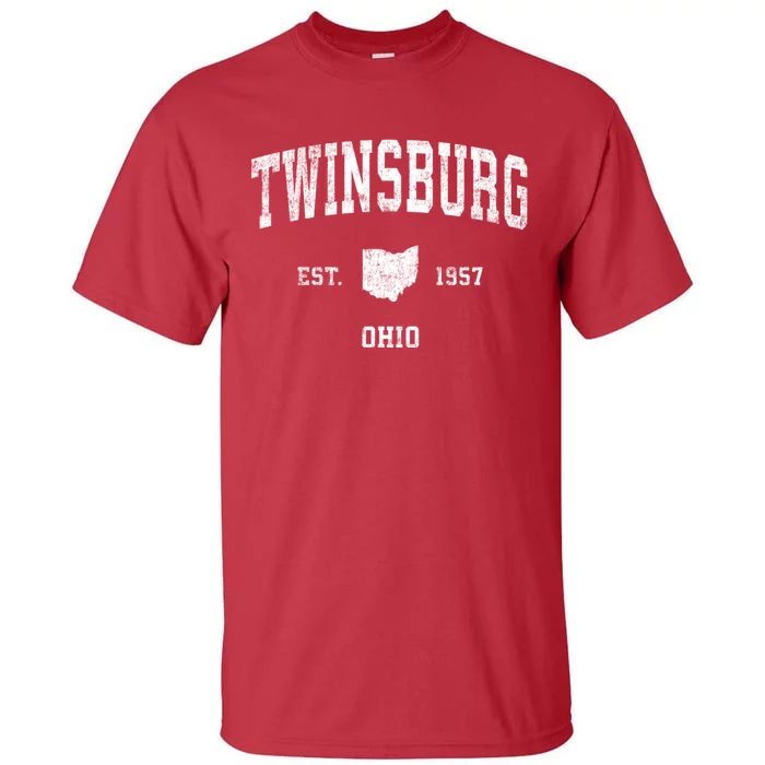 Twinsburg Ohio Oh Vintage Sports Tall T-Shirt