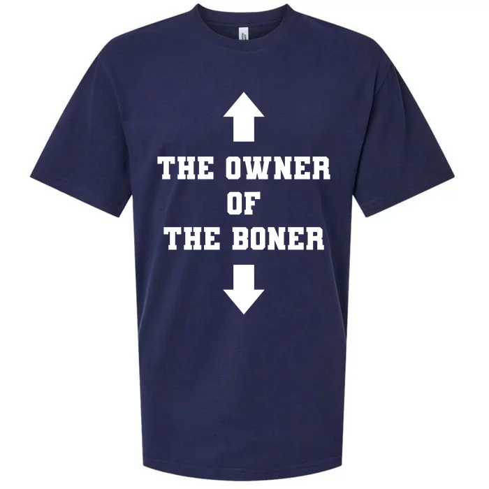 The Owner Of The Boner Funny Humor Sueded Cloud Jersey T-Shirt