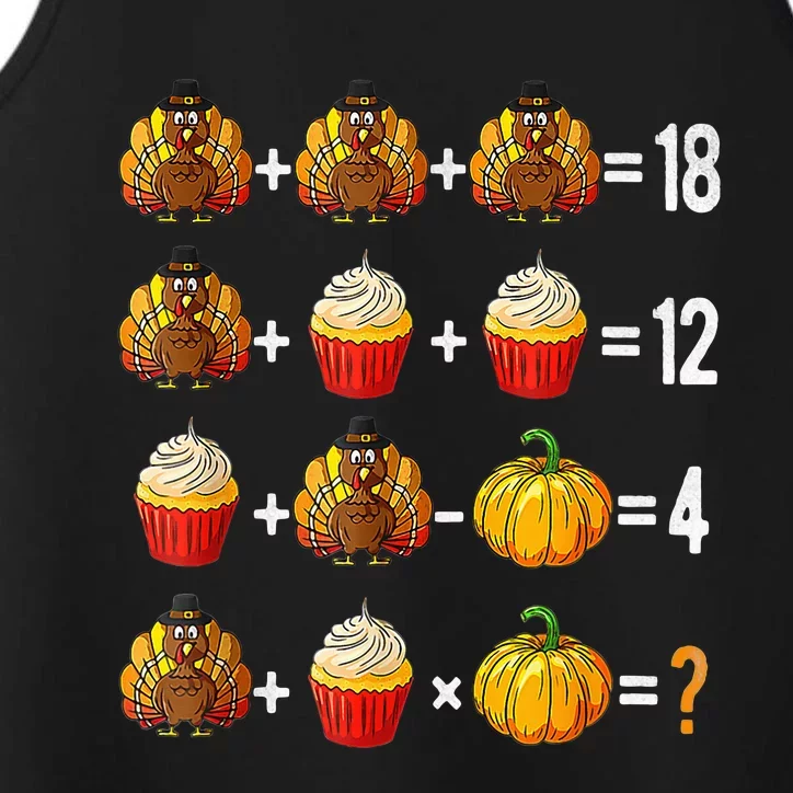 Thanksgiving Order Of Operations Quiz Math Teacher Turkey Performance Tank