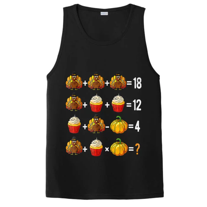 Thanksgiving Order Of Operations Quiz Math Teacher Turkey Performance Tank