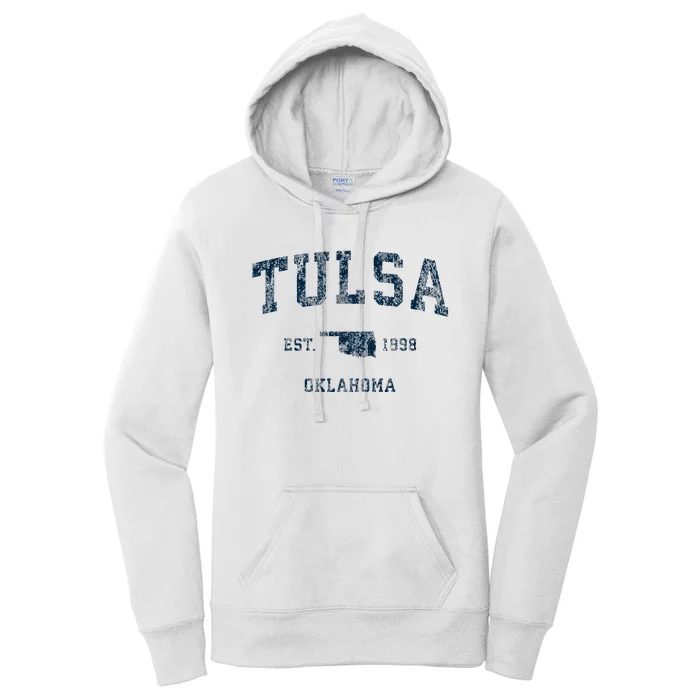 Tulsa Oklahoma Ok Vintage Sports Design Women's Pullover Hoodie