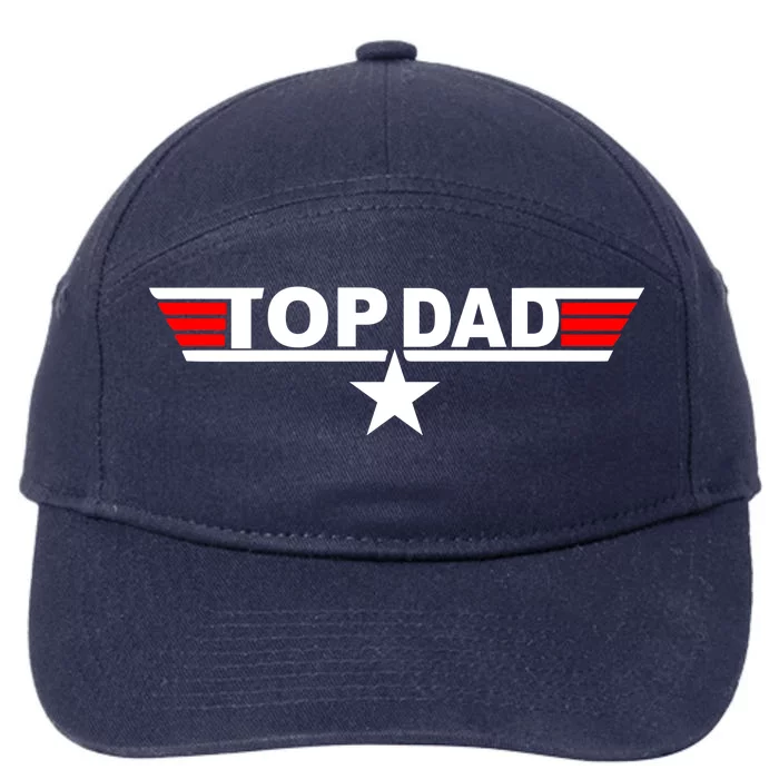 Top Dad Logo 7-Panel Snapback Hat