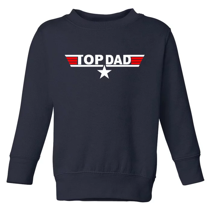 Top Dad Logo Toddler Sweatshirt