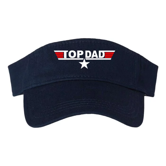 Top Dad Logo Valucap Bio-Washed Visor