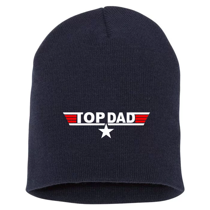 Top Dad Logo Short Acrylic Beanie