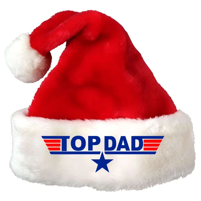 Top Dad Logo Premium Christmas Santa Hat