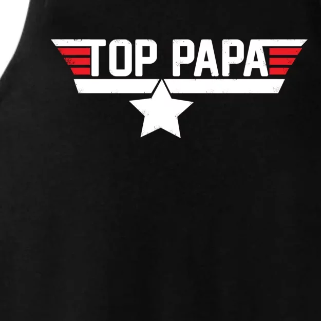 Top Papa Ladies Tri-Blend Wicking Tank