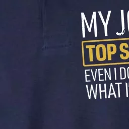 Top Secret Job Softstyle Adult Sport Polo