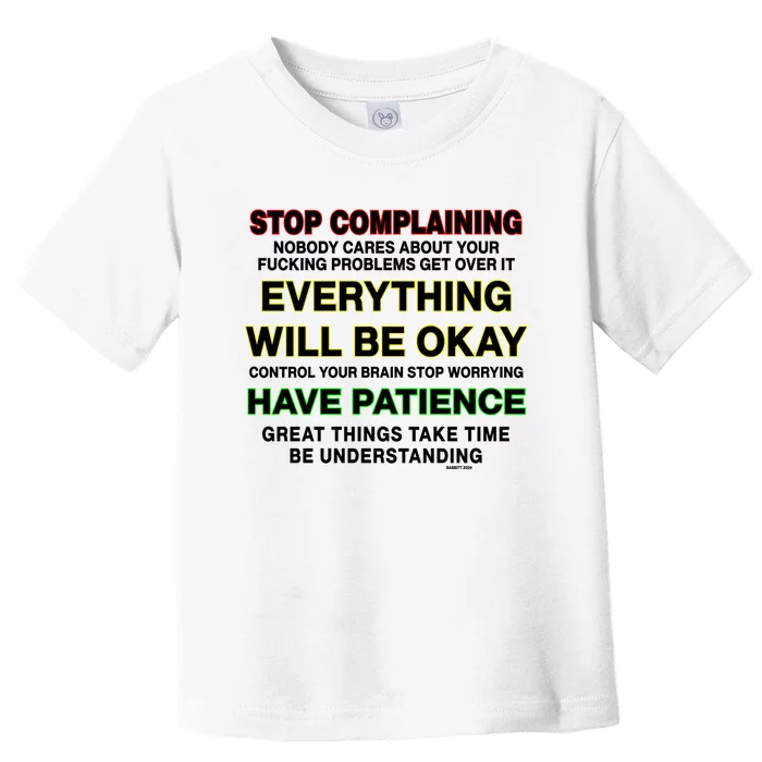 Test Of Patience Babbitt Revived Toddler T-Shirt