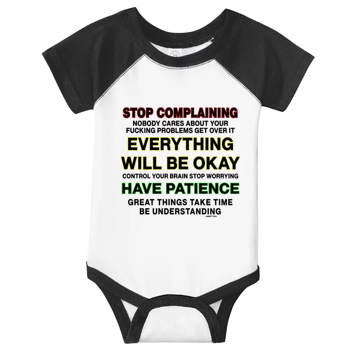 Test Of Patience Babbitt Revived Infant Baby Jersey Bodysuit