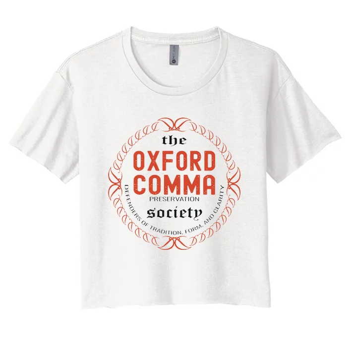 The Oxford Preservation Society Team Oxford Women's Crop Top Tee