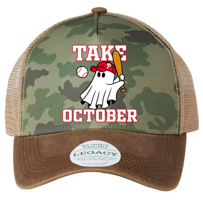 Take October Philadelphia Ghost Baseball Legacy Tie Dye Trucker Hat