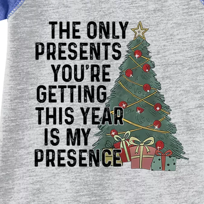 The Only Presents YouRe Getting This Year Is My Presence Meaningful Gift Infant Baby Jersey Bodysuit