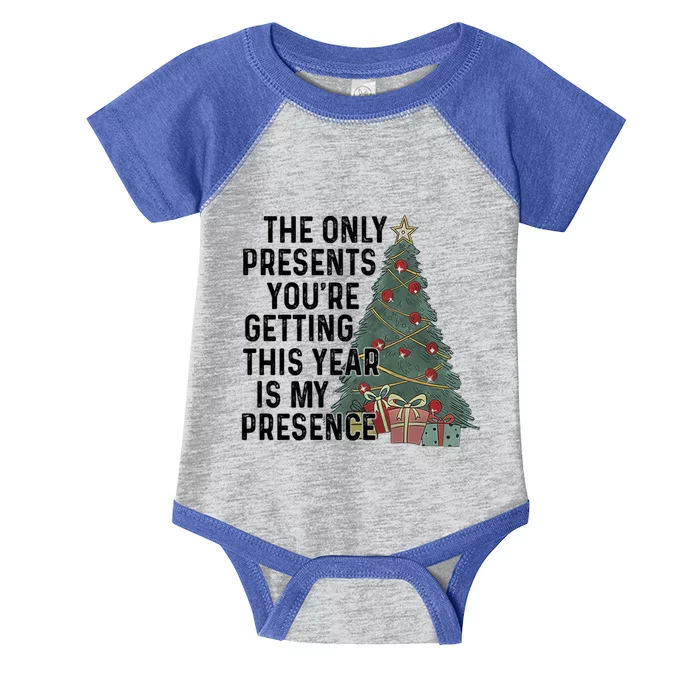 The Only Presents YouRe Getting This Year Is My Presence Meaningful Gift Infant Baby Jersey Bodysuit