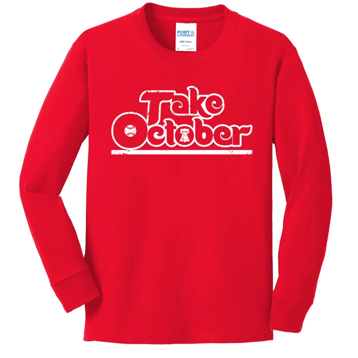 Take October Philadelphia Kids Long Sleeve Shirt