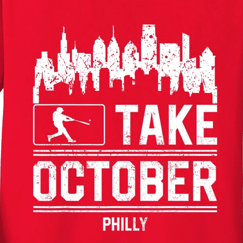 Take October Philadelphia Kids Long Sleeve Shirt