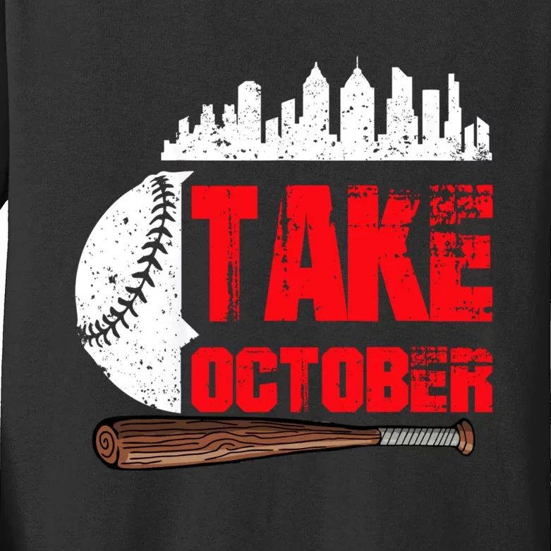 Take October Philadelphia Kids Long Sleeve Shirt