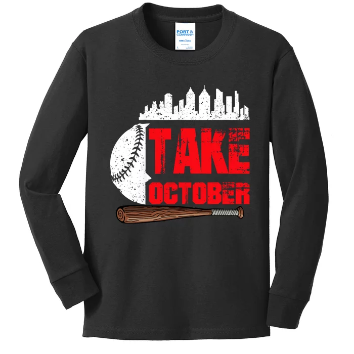 Take October Philadelphia Kids Long Sleeve Shirt