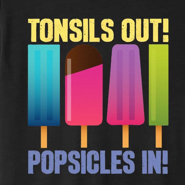 Tonsils Out Popsicles In Tonsillectomy Removal Surgery ChromaSoft Performance T-Shirt