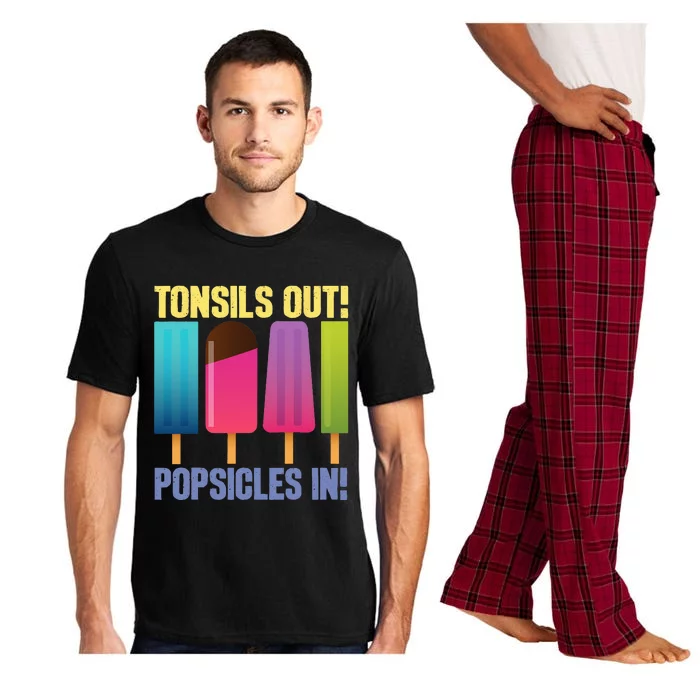 Tonsils Out Popsicles In Tonsillectomy Removal Surgery Pajama Set