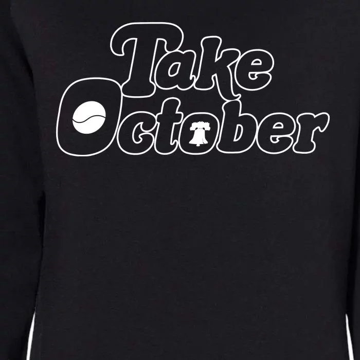 Take October Philadelphia Womens California Wash Sweatshirt