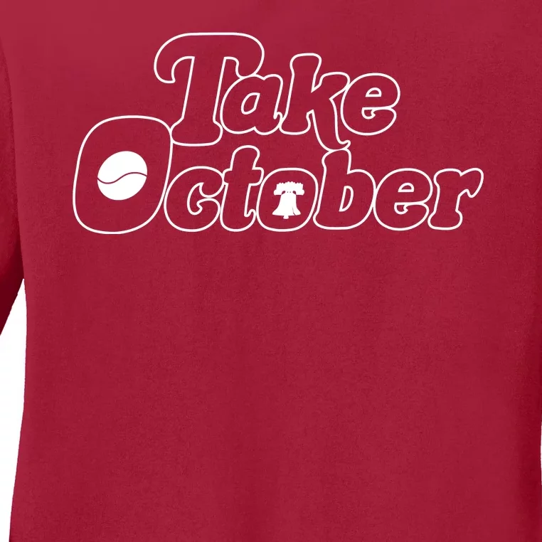 Take October Philadelphia Ladies Long Sleeve Shirt