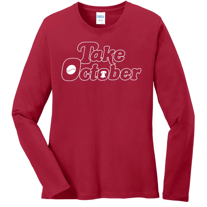 Take October Philadelphia Ladies Long Sleeve Shirt