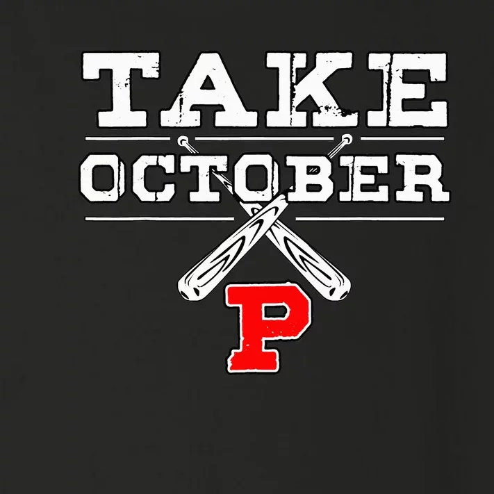 Take October Philadelphia Baseball Lovers Red October Red Toddler Long Sleeve Shirt