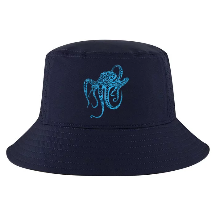 Tribal Octopus Polynesian Tribal Octopus Cool Comfort Performance Bucket Hat