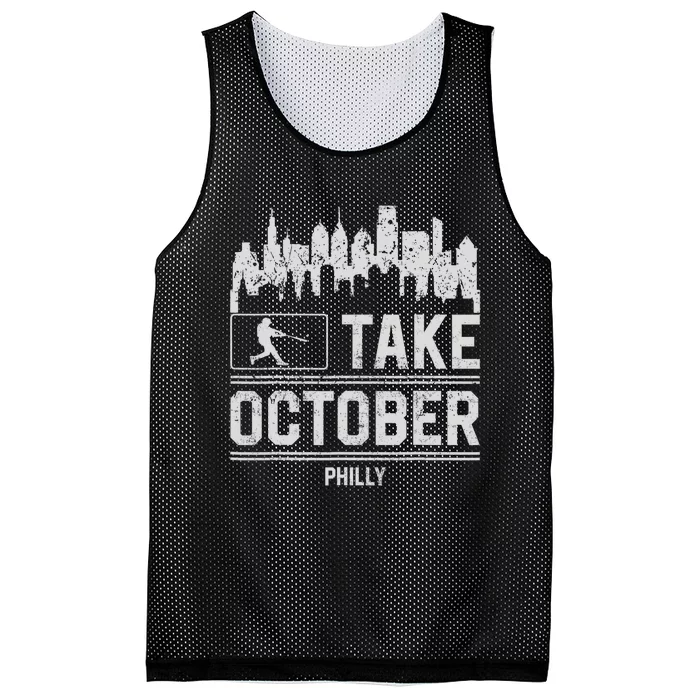 Take October Philadelphia Mesh Reversible Basketball Jersey Tank