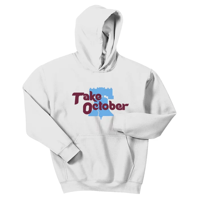 Take October Philadelphia Baseball Kids Hoodie