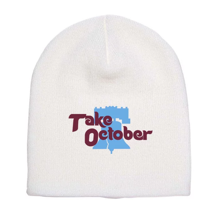 Take October Philadelphia Baseball Short Acrylic Beanie