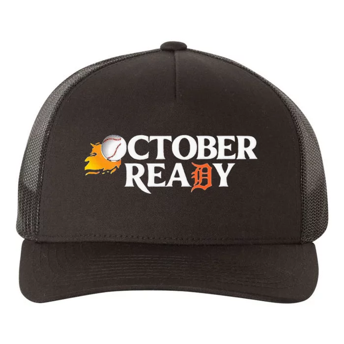 Tigers October Ready Yupoong Adult 5-Panel Trucker Hat