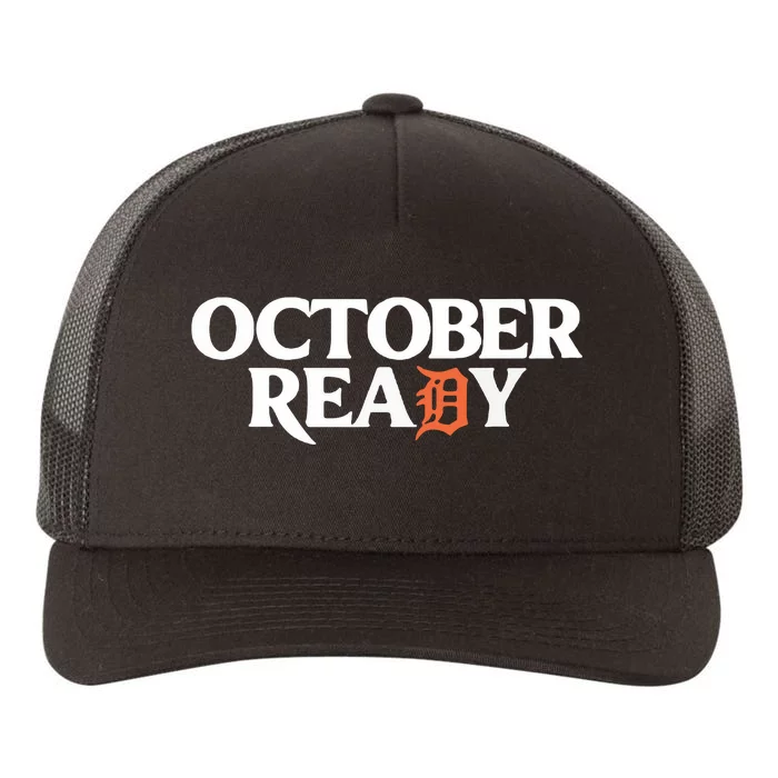 Tigers October Ready Yupoong Adult 5-Panel Trucker Hat