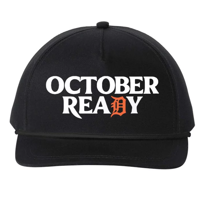 Tigers October Ready Snapback Five-Panel Rope Hat