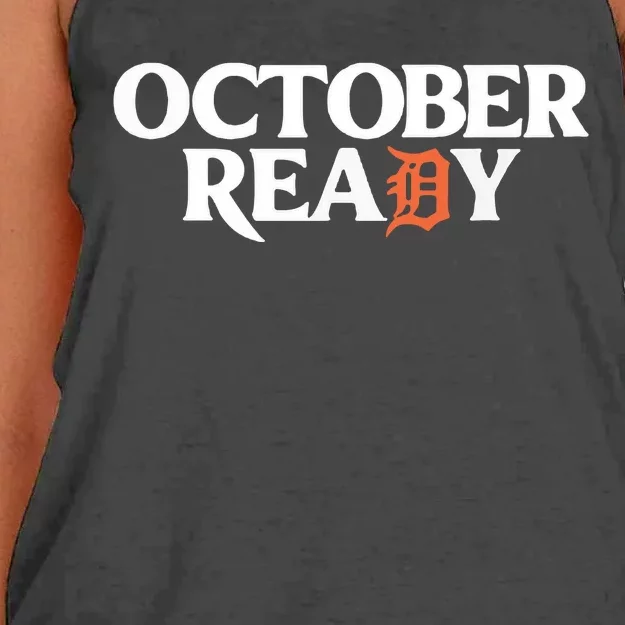 Tigers October Ready Women's Knotted Racerback Tank