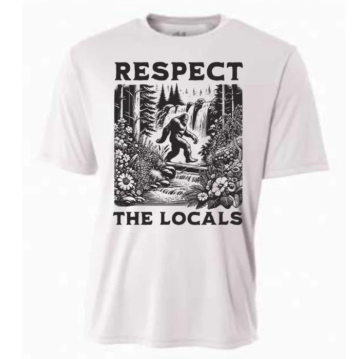 The Original! Respect The Locals Bigfoot Cooling Performance Crew T-Shirt