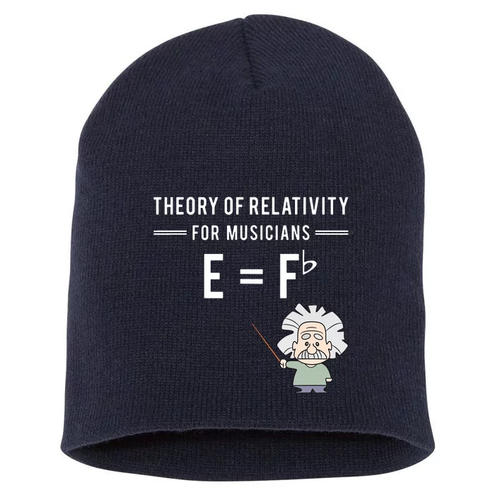 Theory Of Relativity For Musicians Classical Music Gift Idea Short Acrylic Beanie