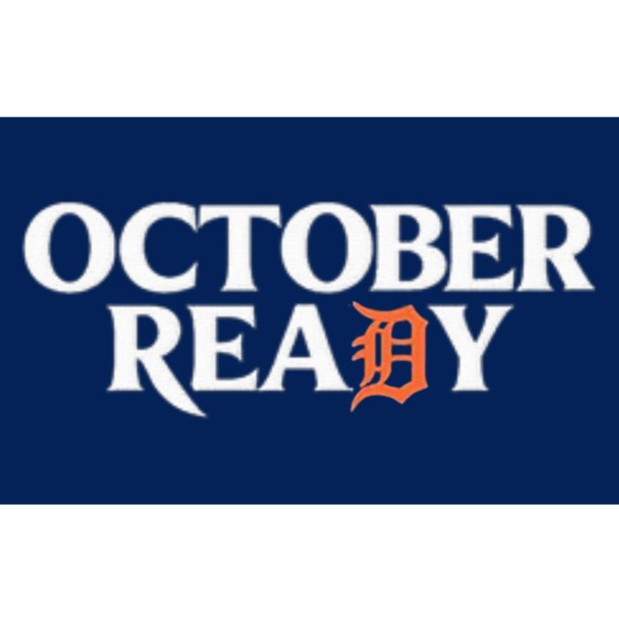 Tigers October Ready October Tiger Letter D Ready Bumper Sticker