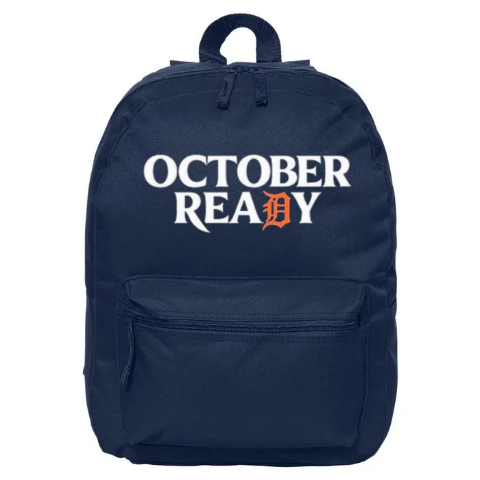 Tigers October Ready October Tiger Letter D Ready 16 in Basic Backpack