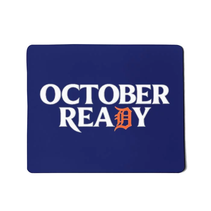 Tigers October Ready October Tiger Letter D Ready Mousepad