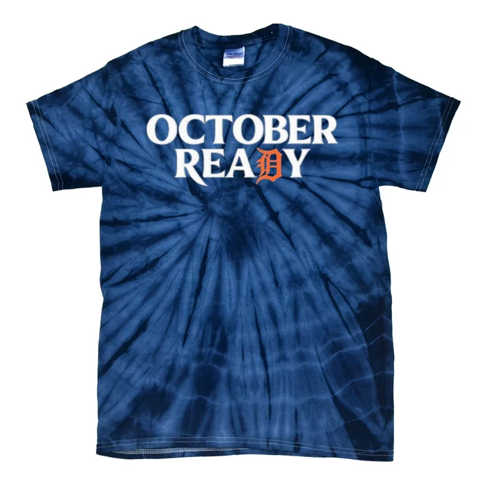 Tigers October Ready October Tiger Letter D Ready Tie-Dye T-Shirt