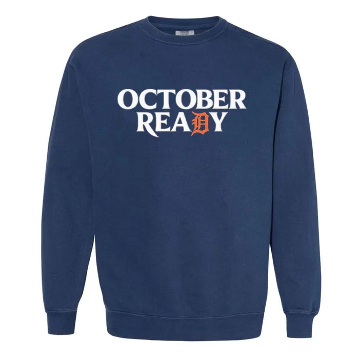 Tigers October Ready October Tiger Letter D Ready Garment-Dyed Sweatshirt