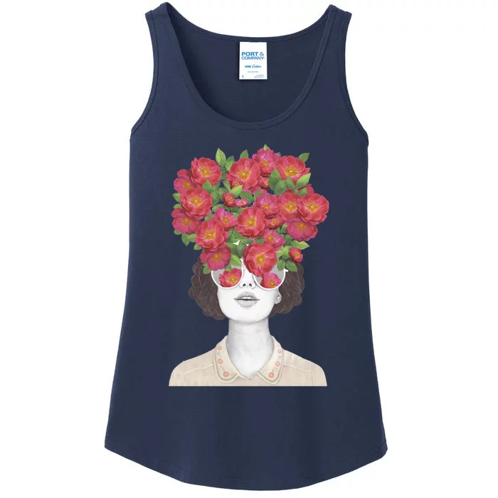 The Optimist Rose Tinted Glasses Ladies Essential Tank