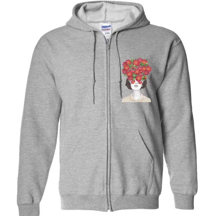 The Optimist Rose Tinted Glasses Full Zip Hoodie