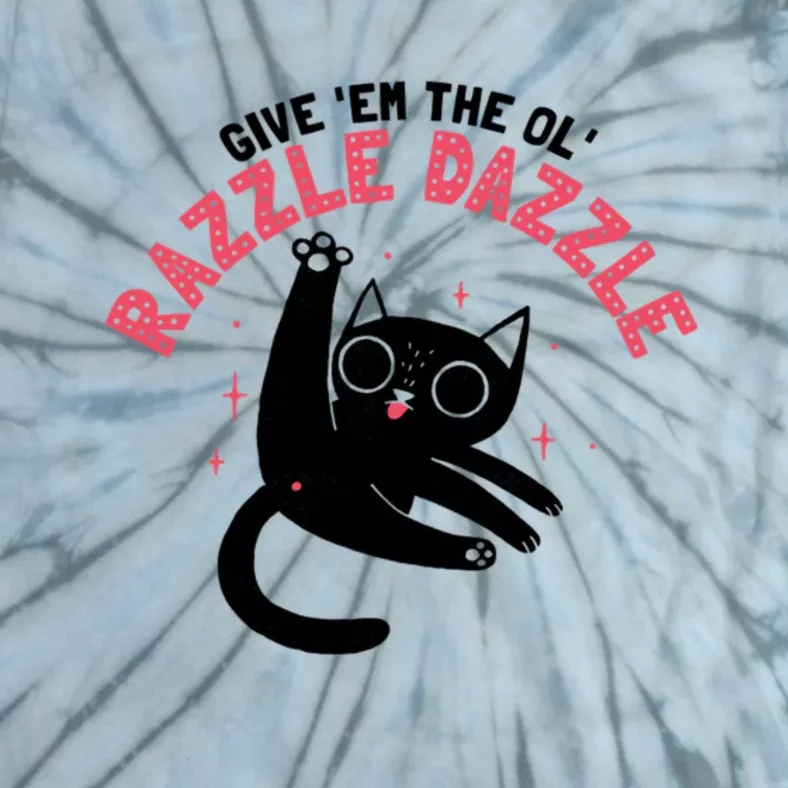 The Ol' Razzle Dazzle Cat Tie-Dye T-Shirt