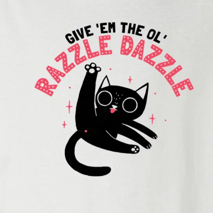 The Ol' Razzle Dazzle Cat Toddler Long Sleeve Shirt